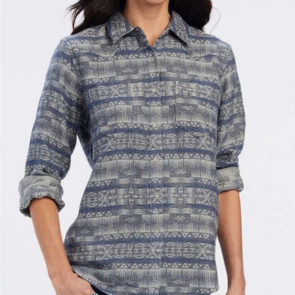 Ariat Real Shirt Billie Jean Nightrider Jacquard NWT - Picture 9 of 9